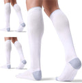 FITRELL 3 Pairs Compression Socks for Women and Men 20-30mmHg-Circulation Support Socks by FITRELL