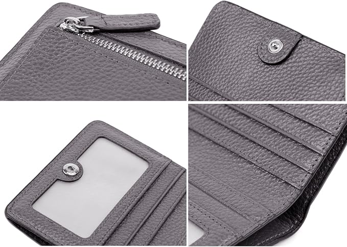 Small Leather Wallet for Women, Ladies Credit Card Holder RFID Blocking Women's Mini Bifold Pocket Purse - Image 7