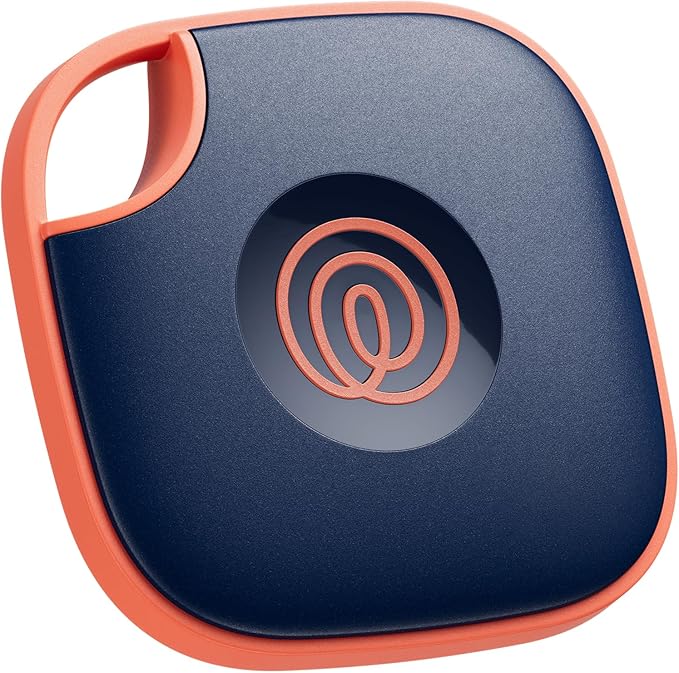 Life360 Tile - Bluetooth Tracker, Keys Finder and Item Locator for Keys, Bags and More. Phone Finder. Both iOS and Android Compatible. 1-Pack (Navy Blaze) by Life360