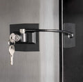 Premium Refrigerator Lock with Built-in Keyed Lock (Black) by Guardianite