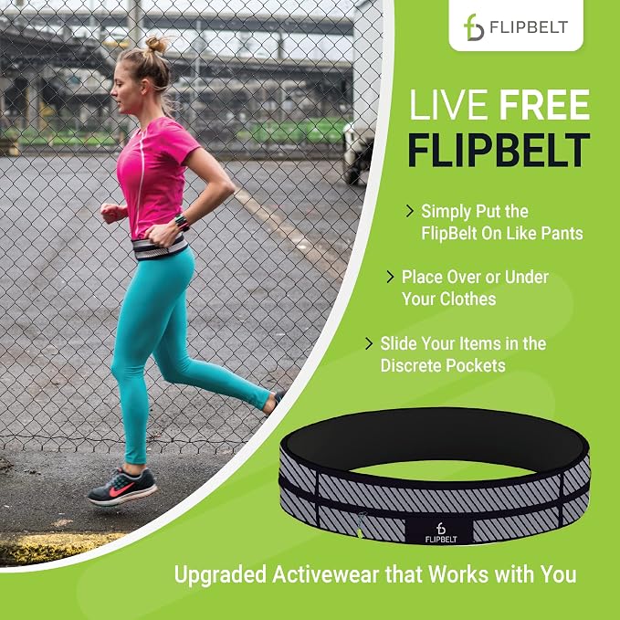 FlipBelt Zipper Running Belt, Waist Pack for Fitness and Running, US Company - Image 5