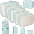 10 Pcs Set Packing Cubes - Travel Packing Organizers, Expandable Suitcase Organizer, Luggage Organizer Bags by WelcometoLUCDNC