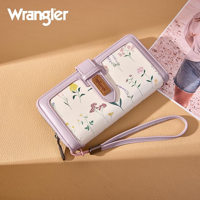 X Wrangler Women's Wallets Bifold Wristlet Wallets for Women Large Capacity Credit Card Wallet with ID Window - Image 6