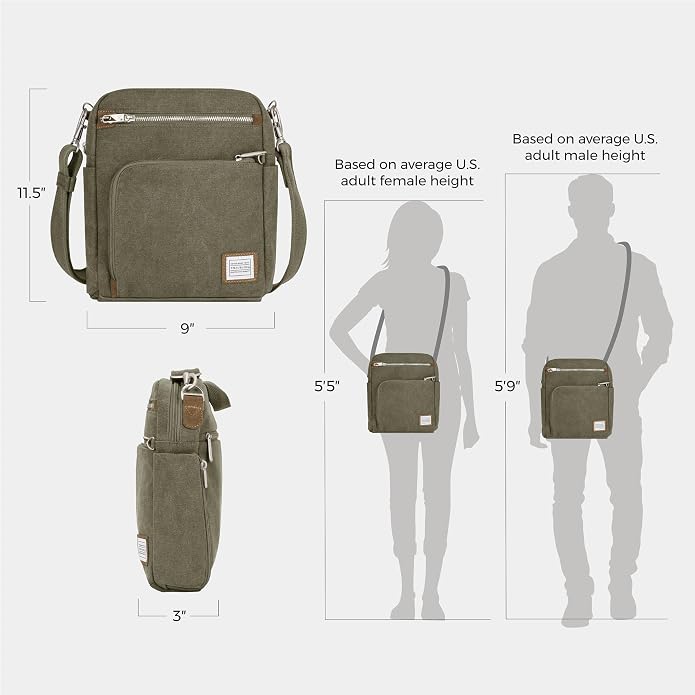 Travelon Anti-Theft Heritage Tour Bag - Image 6