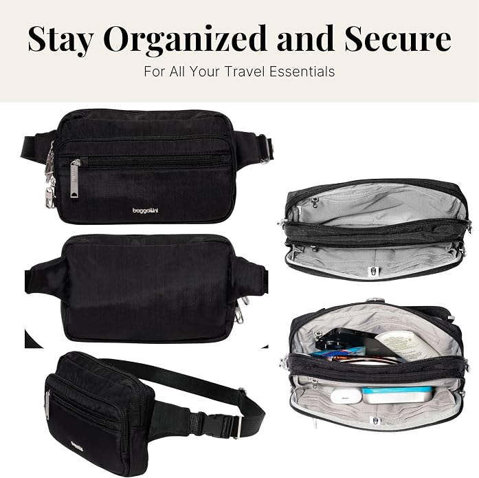 Baggallini Securtex Anti-Theft Belt Bag - Image 6