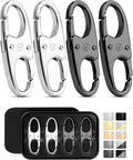 Vantamo Premium 4 Zipper Clips Anti Theft for Backpack, Luggage & Purse, Pull Replacement Zipper Locks, Purse Clip for Travel by Vantamo