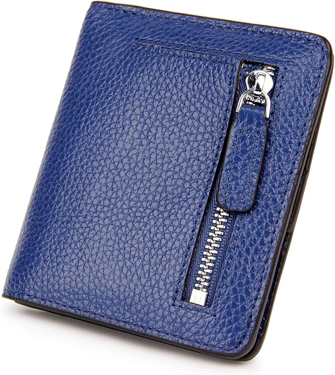 Small Leather Wallet for Women, Ladies Credit Card Holder RFID Blocking Women's Mini Bifold Pocket Purse by AINIMOER