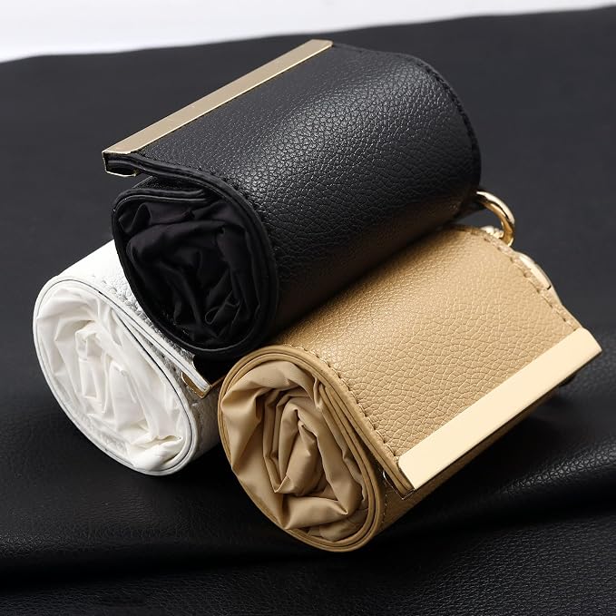 Foldable Keychain Tote Bag - Large Capacity Portable Shopping Bag - Reusable for Daily Use - Image 7