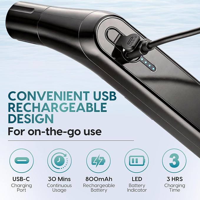 Portable Bidet Sprayer & 5L Water Bag – Rechargeable Travel Bidet, 2-Speed Flow Control, IPX6 Waterproof, 1.2m Hose & USB-C Charging – Perfect for Road Trips, Camping, RV Living & Postpartum Care! - Image 3