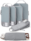 BAGSMART Compression Packing Cubes for Travel Essentials | 14 Set /6 Set /4 Set/2 Set, Lightweight, Durable by BAGSMART