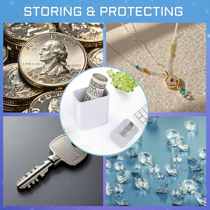 Plug Storage Realistic Looking Charger with Storage Hiding Places for Valuables Charger Diversion Safe, White - Image 6