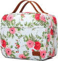 Hanging Travel Toiletry Bag,Large Capacity Cosmetic Travel Toiletry Organizer for Women with 4 Compartments & 1 Sturdy Hook,Perfect for Travel/Daily Use/Christmas by Bosidu