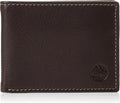 Timberland Men's Wellington Leather Rfid Bifold Commuter Security Wallet, brown, One Size by Unknown