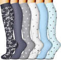 WITHYOU Compression Socks 15-20 mmHg is Best Athletic for Men & Women Running Flight Travel Nurses Pregnant by WITHYOU