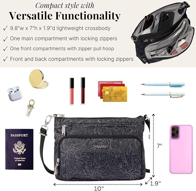 Baggallini Securtex Anti-Theft Keepsake Crossbody - Image 4