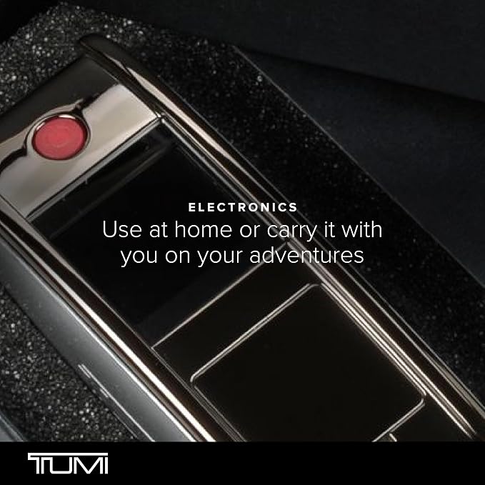 TUMI Scale - Portable, Handheld Digital Luggage Scale - Suitcase Scale Weighs Pounds & Kilograms - Holds up to 100 Lb - Gun Metal/Black - Image 6