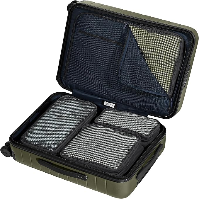 Away Insider Packing Cubes Set of 4, Lightweight Travel Luggage Organizers | 4-Piece Packing Cube Set for Suitcases, Carry-On Bags & Luggage, Lightweight Travel Organizers for Packing, Jet Black - Image 3