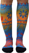 Crazy Compression Socks, Comfortable Support Socks for Recovery, Travel, Hiking, and Long-Hour Comfort w/Fun Designs by CrazyCompression