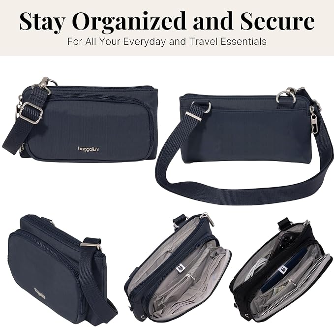 Baggallini Classic Anti-Theft Mini Wallet Crossbody - Image 5