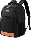 Business Laptop Backpack 17.3 Inch, Water Resistant Travel Computer Bag with Luggage Strap, Anti-Theft Work Backpack for Women & Men, Airline Approved Carry-On for Office College & Commute by Unknown