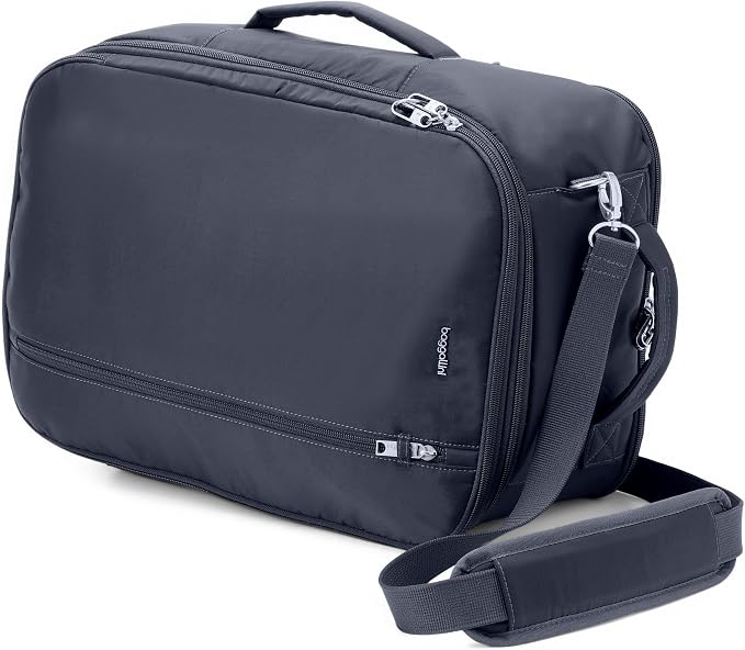 Securtex® Classic Anti-Theft Convertible Travel Backpack - 11x17” Carry-On, Fits 16” Laptop, Locking Zippers, Expandable - Image 7