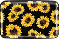 Coco Rossi Credit Card Holder RFID Aluminum Small Mini Wallet Women | Metal Wallet, Business Cards Holder, ID Case, Slim Sleeves, Womens Girls Gift, Carry Proof Wallets for Travel, Sunflower by Coco+Rossi