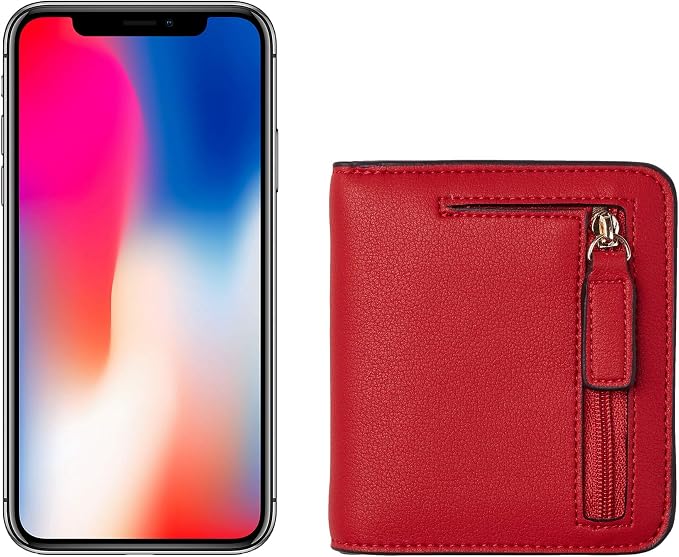 Toughergun Women’s Small Slim Leather Wallet with RFID Protection, Compact Bifold Mini Purse with Clear ID Window - Image 6