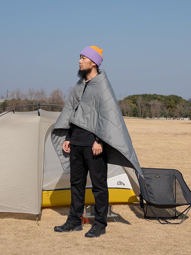 3M Thinsulate Insulation Warm Camping Blanket Ultralight Compact - Image 2