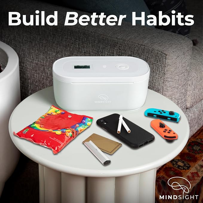Mindsight Timed Lock Box | Unplug from Phones, Video Games, Social Media, Snacks & Cravings | 3 Modes based on Willpower | Easy to Use | Out of Sight ~ Out of Mind | Boost Your Mental Wellness - Image 2