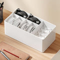 Charger Cable Cord Storage Organizer Easy storage without ties charger cable organizer Cable Management Boxes - 1 Pack （white） by Yocice