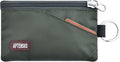 RFID Blocking Travel Wallet with Adjustable Lanyard, Small Nylon Zipper Pouch and Badge Holder for ID, Credit Cards, Cash, Keys, Commuters (AmyGreen) by APTENSKO