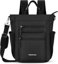 Sherpani Soleil, Anti Theft Convertible Backpack Tote (Black Carbon) | 18L Travel Shoulder Bag, Everyday Crossbody Purse, RFID Protection, Business Daypack, Travel Gift for Women, Fits 13" Laptop by SHERPANI