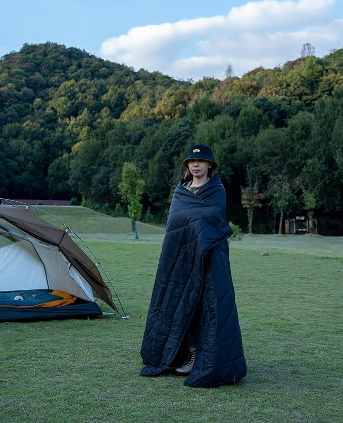 3M Thinsulate Insulation Warm Camping Blanket Ultralight Compact - Image 9