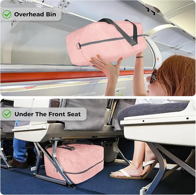 For Frontier Airlines Personal Item Bag 18x14x8 Travel Duffel Bag Carry on | With Shoulder Strap, Airline-Approved, Fits Underseat & Overhead Bin, Save On Check-in Fees, Water-resistant, Tear-resistant - Image 3