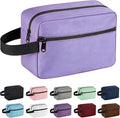 Travel Toiletry bag for Women and Men,Small Cosmetic Bag Hanging Lightweight Makeup Bag Small Tool Bag Travel Organizer accessories for Women Men - Light Purple by Unknown