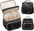 Large Leather Toiletry Bag for Women Men,Bathroom Bag,Water Resistant Shower Bag,Makeup Bag,Portable Shower Caddy for College Dorm,Hanging Travel Toiletry Bag with Transparent Waterproof Phone Pocket by Tealari