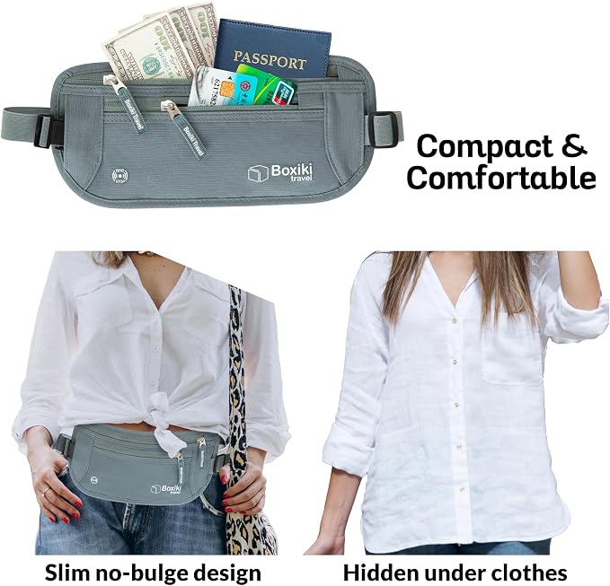 Ultimate Travel Security Set - RFID Blocking Sleeves and Hidden Money Belt for Superior Protection - Image 6