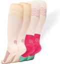Compression Socks with Grips, 15-20mmHg, Support & Stability for Circulation, Travel, Pregnancy, Nurses by GripjoySocks