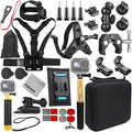 Accessory Kit for DJI Osmo Action 6/5 pro/4/Insta 360 X5 X4 /Go Pro Hero13 12/Gopro Max 2, Bike Mount/Hat Clip/Helmet Strap/Backpack Mount kit for Gopro/Osmo Action/Insta 360(DT18) by GurmoirOfficial
