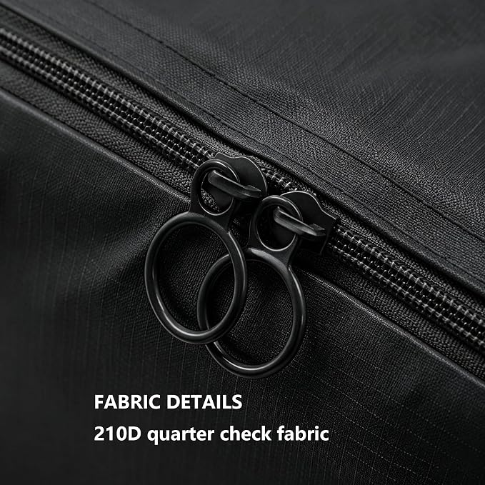 8 Set Packing Cubes for Travel Essentials, Suitcase Organizer Bags, Carry-On Luggage Accessories for Travel Essentials, Must-Have for Airplane, Road Trip & Camping (Black) - Image 3