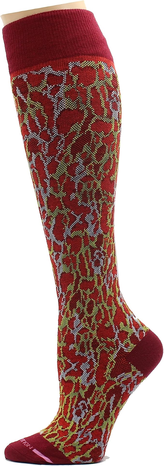 Dr. Motion 3 Pairs Light Summer Bright Fun Graduated Compression Women's Knee-Hi Socks - Image 3
