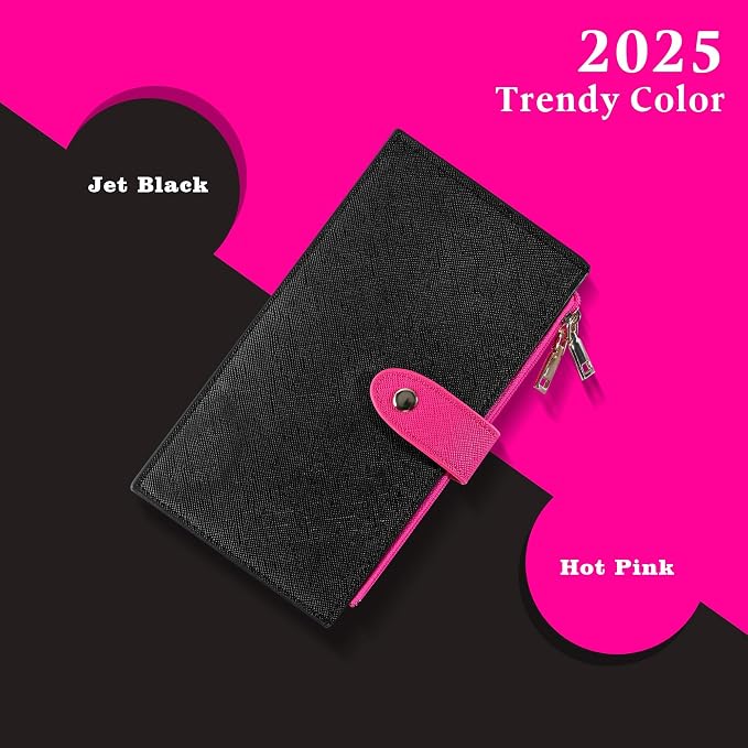 Travelambo RFID Wallet Women Bifold Multi Card Wallet Case with Zipper Pocke Credit Card Holder for Women - Image 5