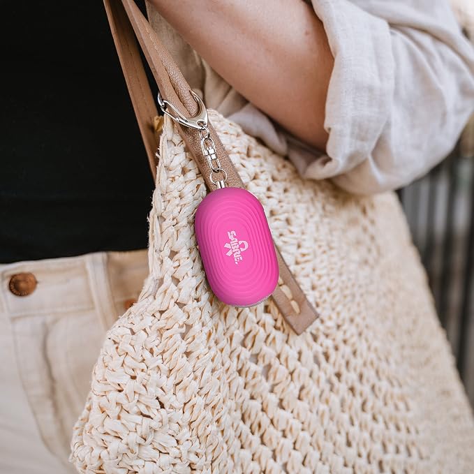 SABRE 2-in-1 Personal Alarm with LED Light, 130dB Personal Safety Siren, Snap Hook for Instant Access, 1,250 Foot (381 Meters) Range, Compact Design for Easy Attachment to Purse, Bag, or Keys - Image 10