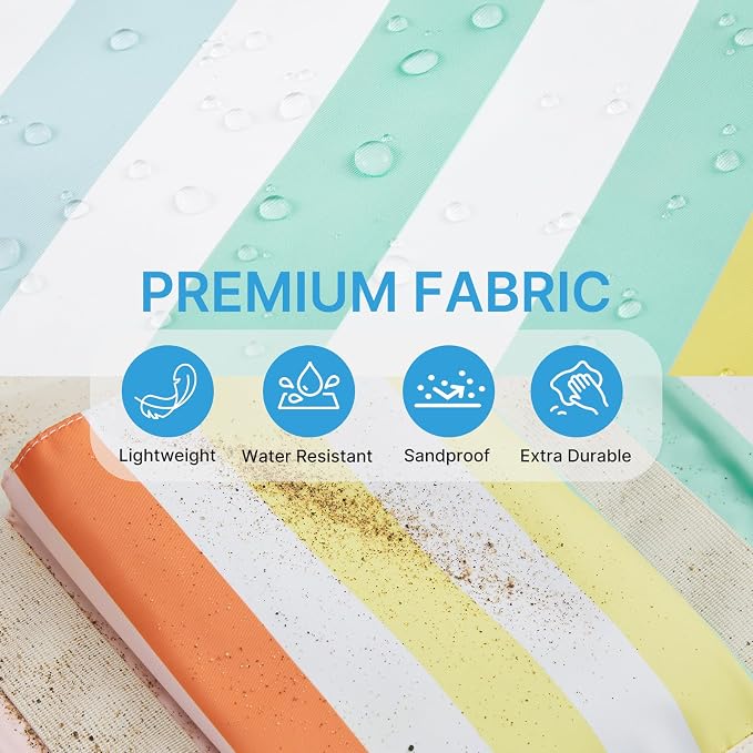 G4Free Beach Bag, Waterproof Beach Tote Pool Bags for Women | Compatible with Cup, Large Capacity Sandproof Foldable for Weekender Travel Swim - Image 7