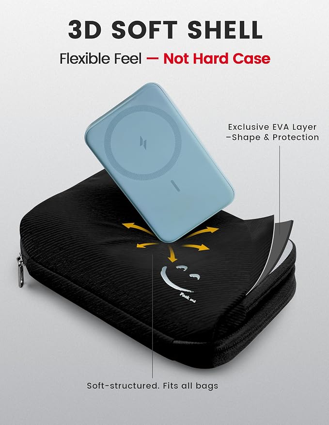 Travelkin Travel Cord Organizer, Cable Organizer For Electronic Accessories | Expandable electronics organizer, charger organizer, travel case, Large Capacity tech pouch for Card,Usbs, travel essentials - Image 2