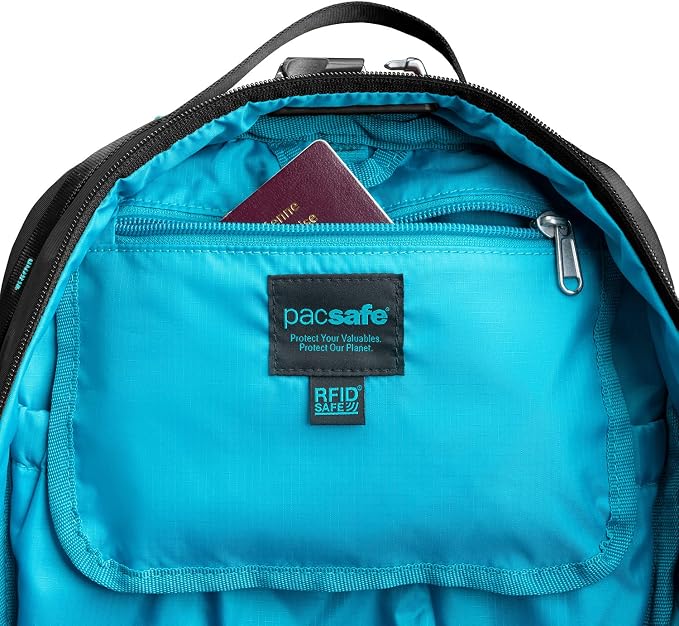 Pacsafe ECO 18L Anti Theft Backpack, ECONYL Black - Image 11