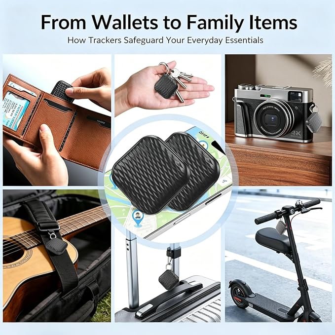 Mini GPS Tracker for Vehicles No Subscription, iOS Only, 2 Pack | Hidden Tracking Device, Car Tracker Work with Apple Find My, Vehicle Tracker with Audio for Kids, Dogs, Key, Luggage - Image 6