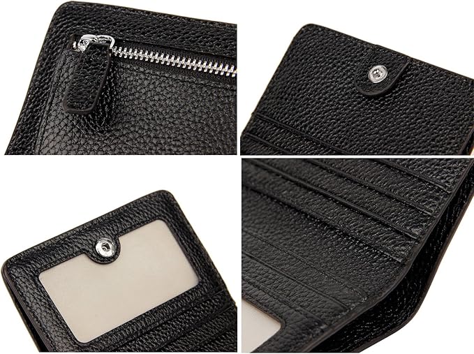 Small Leather Wallet for Women, Ladies Credit Card Holder RFID Blocking Women's Mini Bifold Pocket Purse - Image 7