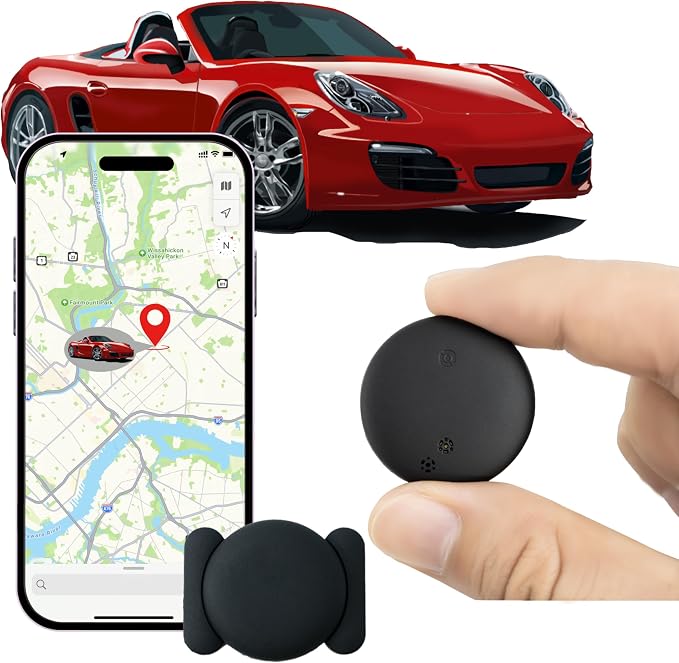 Super Magnetic! 360 Days of Battery Life! Apple Find My Subscription-Free GPS Car Locator - Waterproof and Drop-Proof, Stealth Tracking, 1 Year Only Replacement Not Repair by Unknown