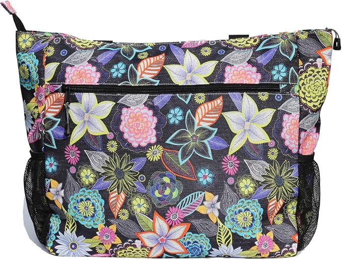 ESVAN LARGE BEACH BAG Water Resistant Lightweight 20 inch Women Oversize Tote Bag for Gym Beach Travel Pool Yoga Nurse - Image 7